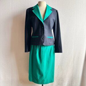 1970s 1980s Miss Pendleton Career Suit